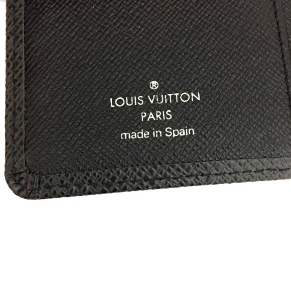 Louis Vuitton Nlack Taiga Agenda PM Leather Notebook Cover - MINT CONDITION! - Picture 6 of 7